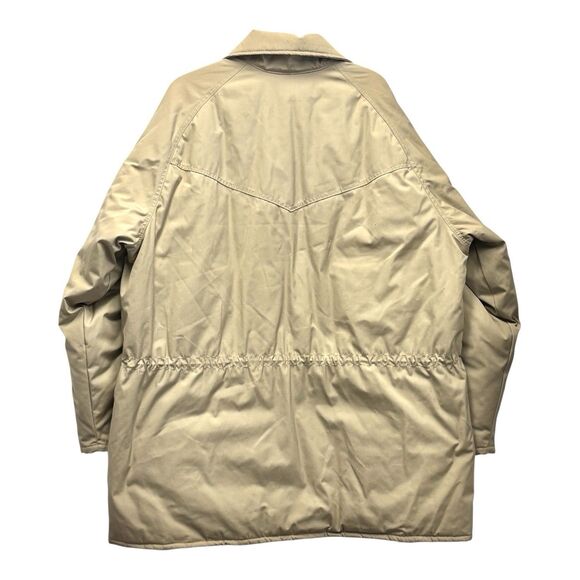 Vintage Walls Blizzard Pruf Coat Beige Thinsulate Full Zip Jacket Western - Picture 8 of 14
